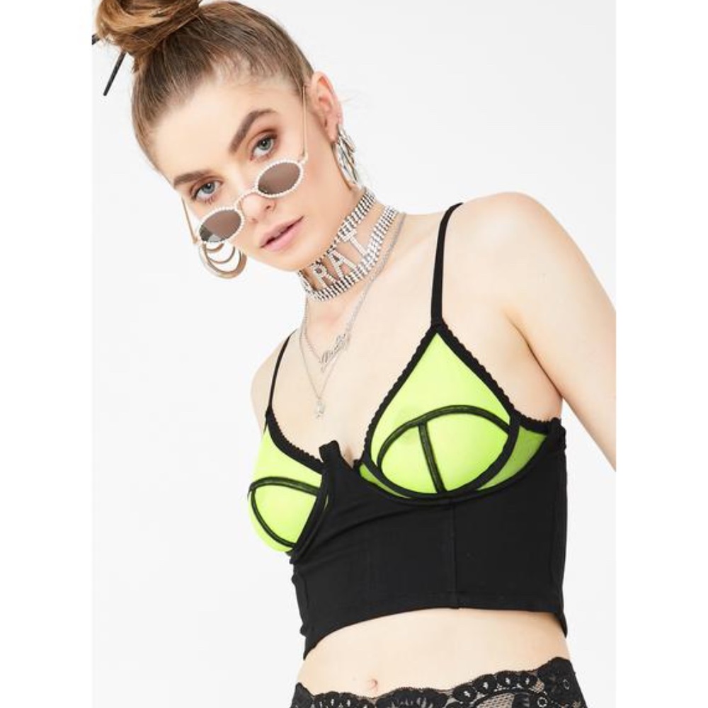 ZEMETA BLACK UNDER BOOB BUSTIER